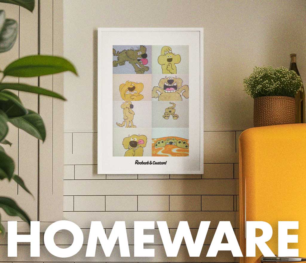 Official Roobarb & Custard Homeware