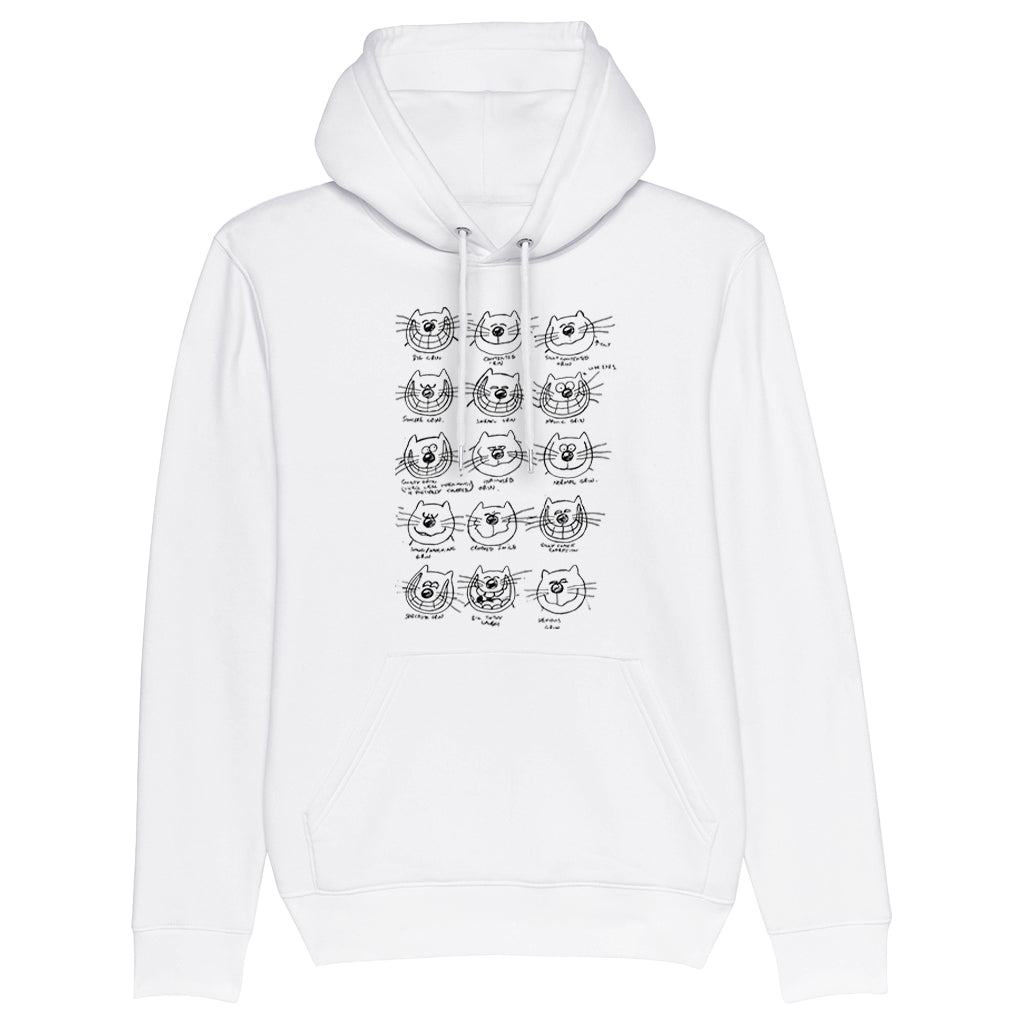 Roobarb & Custard "Custard Face Style Sheet" Premium Organic Hoodie