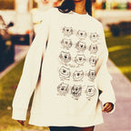 Roobarb & Custard "Custard Face Style Sheet" Retro Organic Sweatshirt