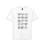 Official Roobarb & Custard "Custard Face Style Sheet" Retro T-Shirt