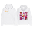 Official Roobarb & Custard "Custard Grid" Premium Organic Hoodie