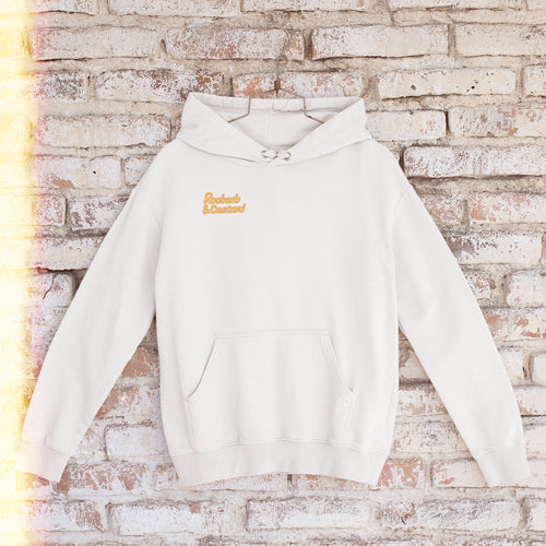 Official Roobarb & Custard "Custard Grid" Premium Organic Hoodie