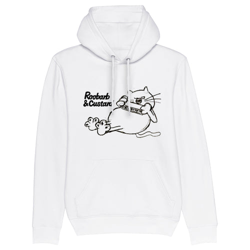 Official Roobarb & Custard "Custard Harmonica Pose" Premium Organic Hoodie