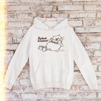 Official Roobarb & Custard "Custard Harmonica Pose" Premium Organic Hoodie
