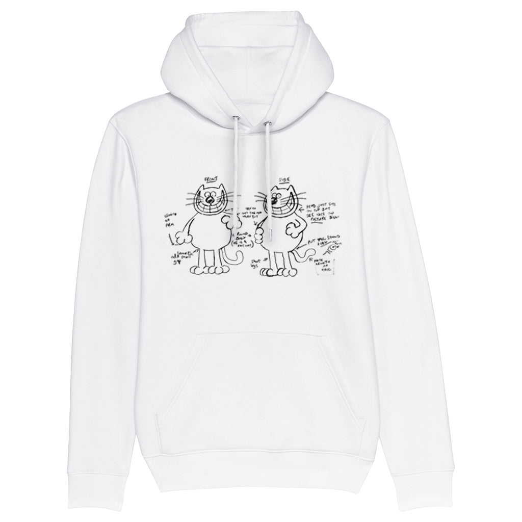 Official Roobarb & Custard "Custard Style Sheet" Premium Organic Hoodie