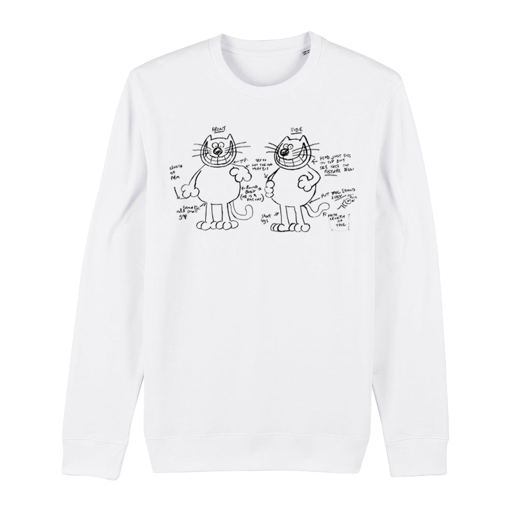 Official Roobarb & Custard "Custard Style Sheet" Animator Notes Sweatshirt