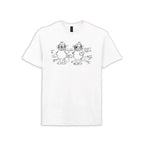 Roobarb & Custard "Custard Body Style Sheet" White T-Shirt