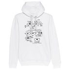 Official Roobarb & Custard "Roobarb Face Style Sheet" Premium Organic Hoodie