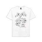 Official Roobarb & Custard "Roobarb Face Style Sheet" Animator Notes T-Shirt