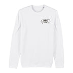 Roobarb & Custard "Roobarb Face" Minimalist Retro Organic Sweatshirt