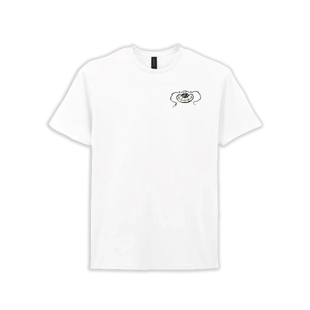 Official Roobarb & Custard "Roobarb Face" Left Chest Print T-Shirt