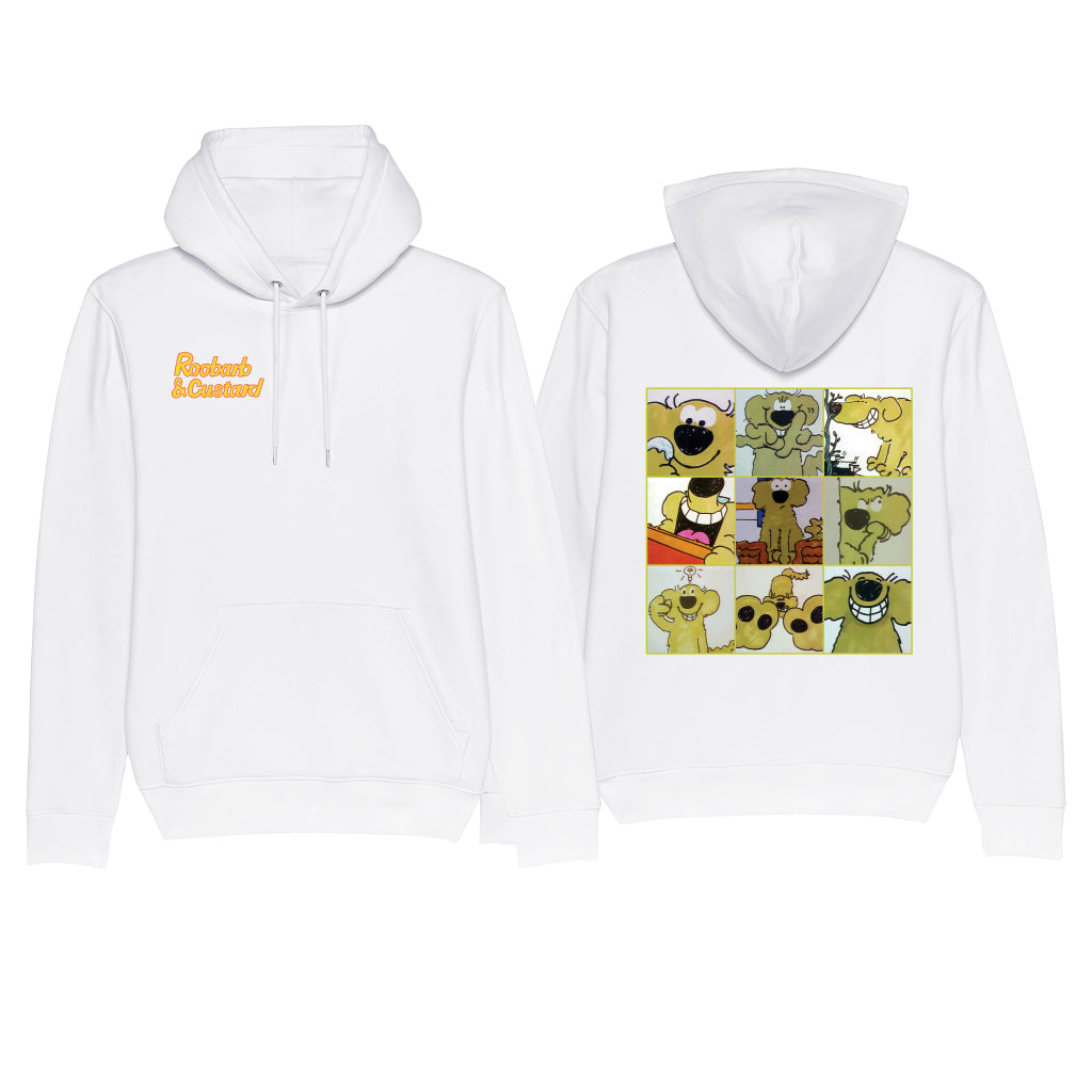Official Roobarb & Custard "Roobarb Grid" Premium Storyboard Organic Hoodie
