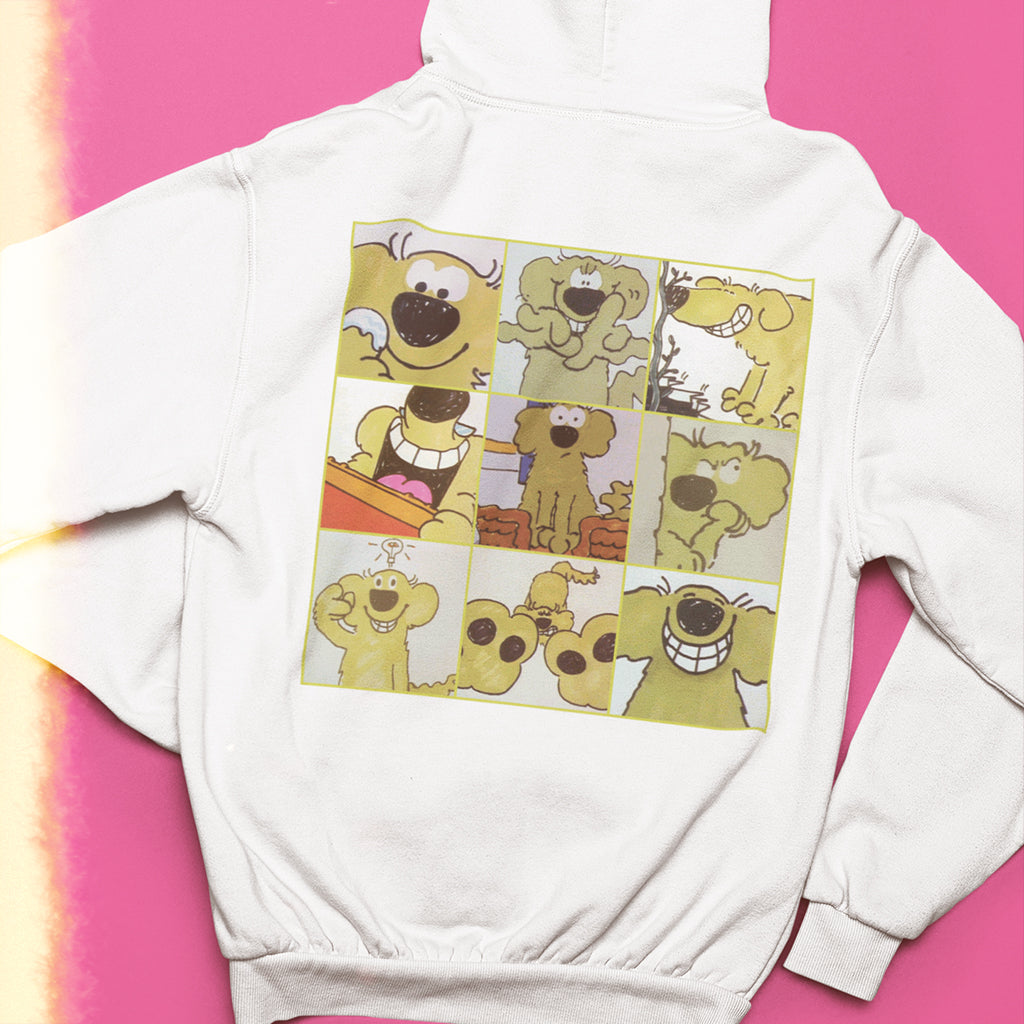Official Roobarb & Custard "Roobarb Grid" Premium Storyboard Organic Hoodie