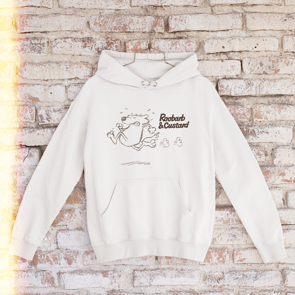 Roobarb & Custard "Running Roobarb" Premium Action Organic Hoodie