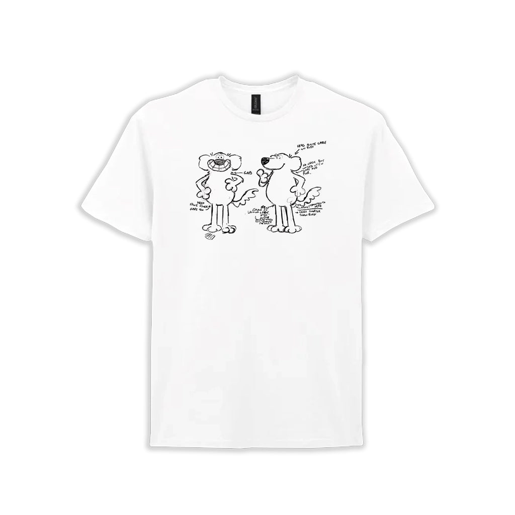 Roobarb & Custard "Roobarb Style Sheet" Animator Notes Organic Cotton T-Shirt