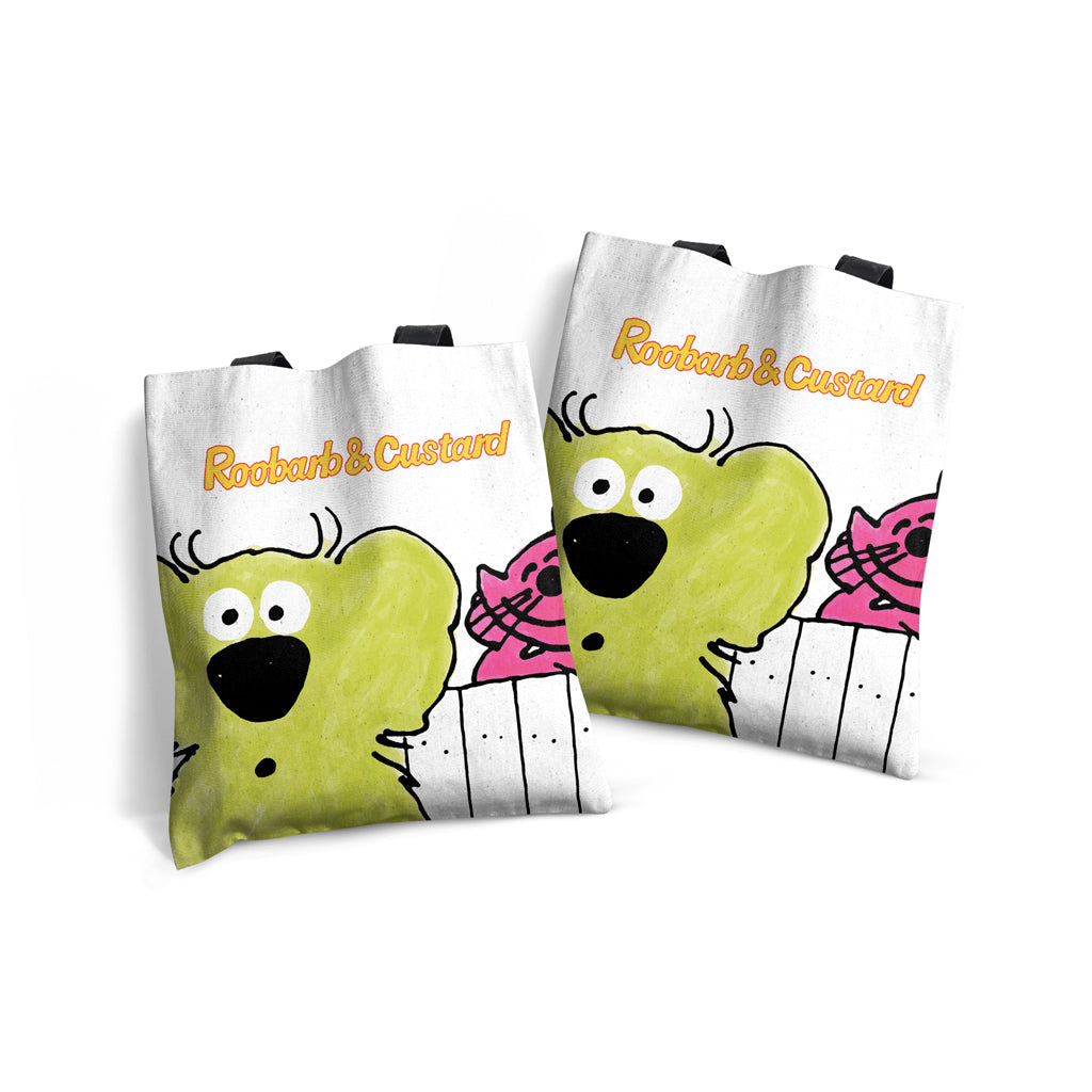 Roobarb & Custard "The Classic Photobomb" Edge-to-Edge Tote Bag