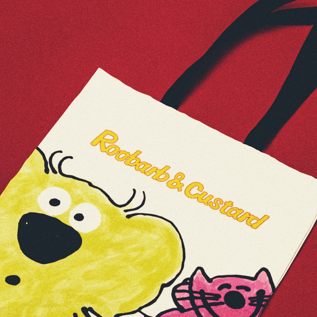 Roobarb & Custard "The Classic Photobomb" Edge-to-Edge Tote Bag