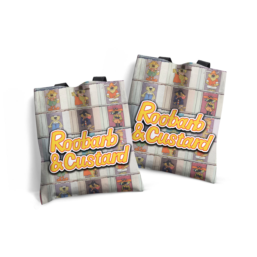 Roobarb & Custard "Roobarb's Alter Egos" Edge-to-Edge Tote Bag