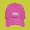 Roobarb & Custard "White Logo" Classic Pink Baseball Cap