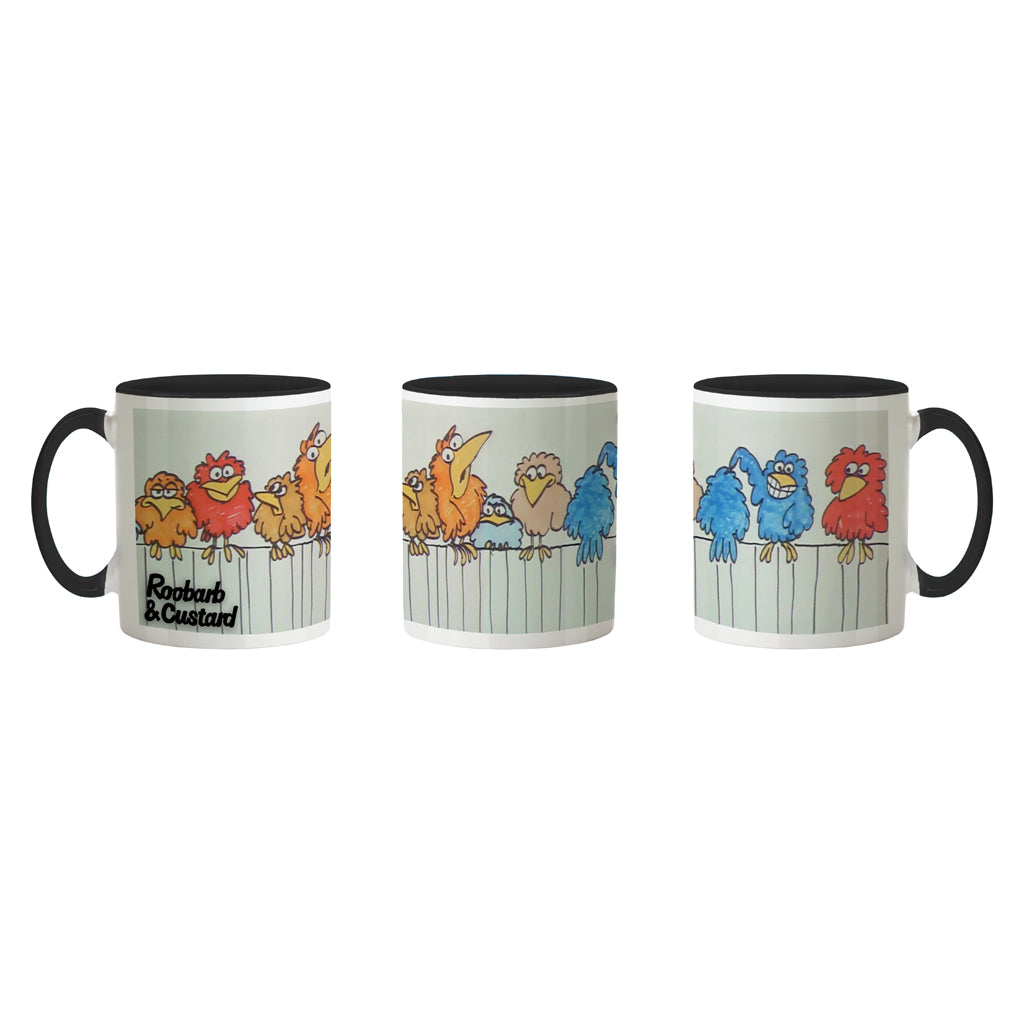 Roobarb & Custard 'The Birds' Ceramic Mug – 11oz