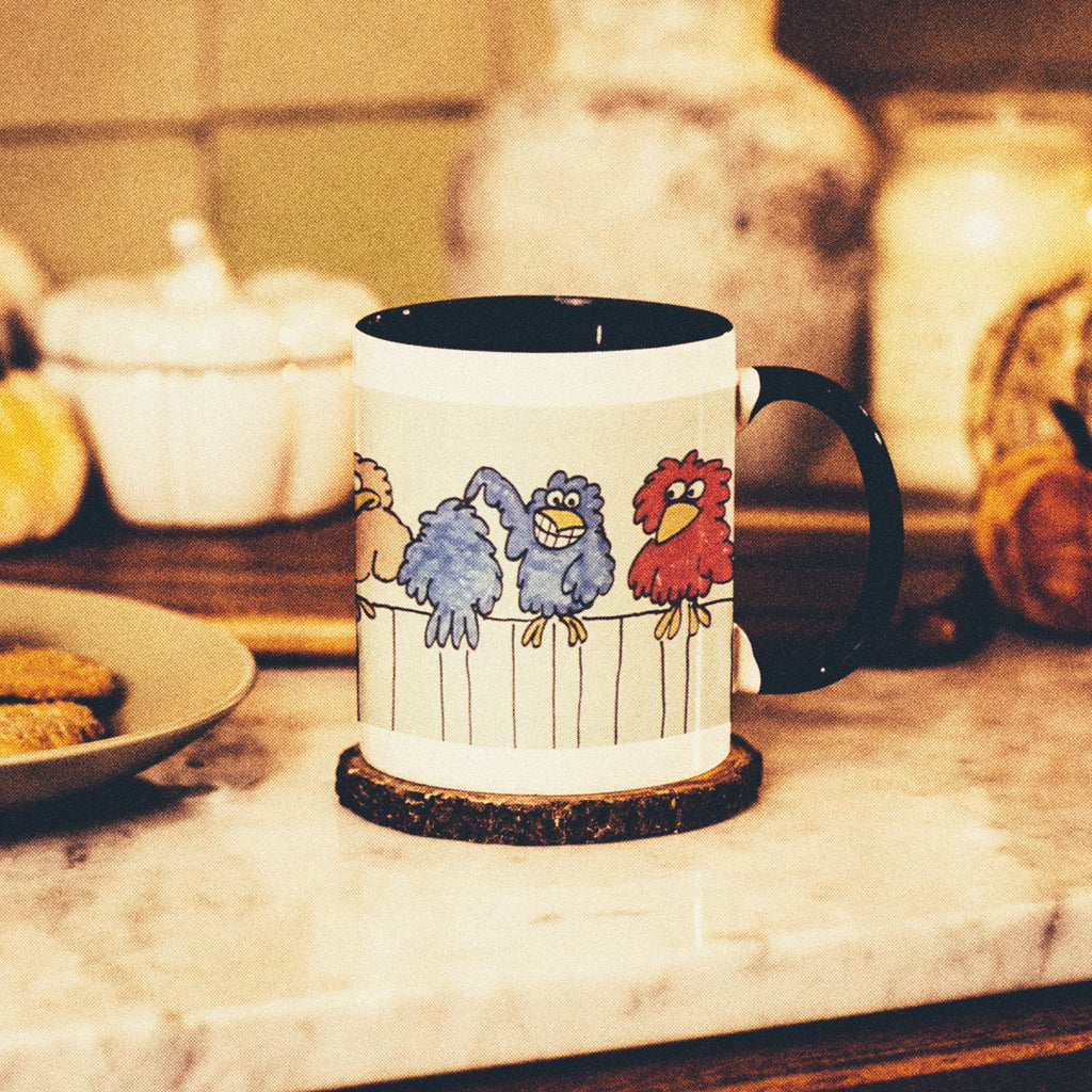 Roobarb & Custard 'The Birds' Ceramic Mug – 11oz