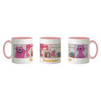 Custard Collage Mug – 11oz Ceramic Retro Roobarb & Custard Gift