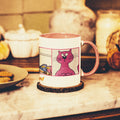 Custard Collage Mug – 11oz Ceramic Retro Roobarb & Custard Gift