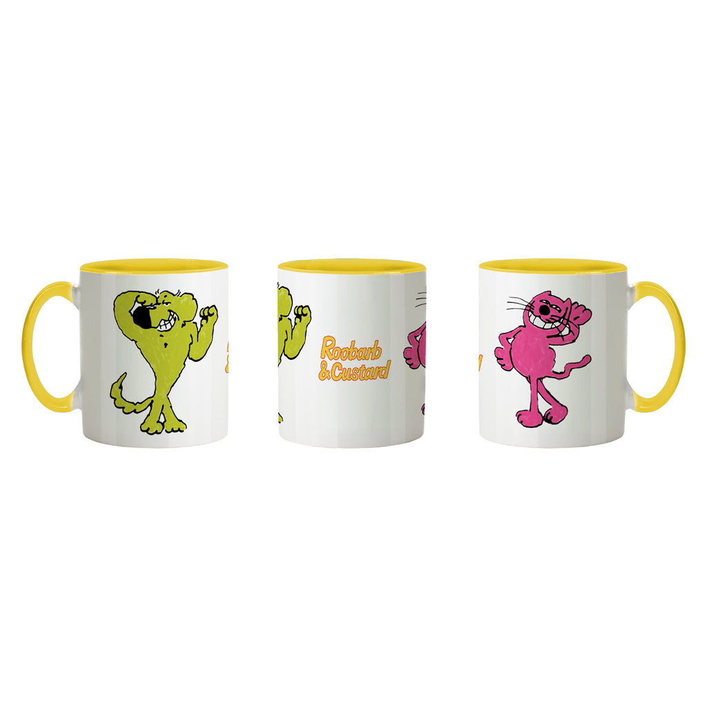 Roobarb & Custard Mug – 11oz Ceramic Retro TV Gift