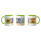 Roobarb Collage Mug – 11oz Ceramic Retro TV Gift